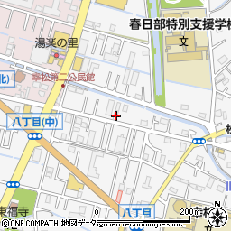 埼玉県春日部市八丁目1014周辺の地図