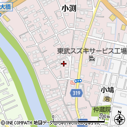 埼玉県春日部市小渕1516周辺の地図