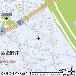 埼玉県春日部市西金野井1100周辺の地図