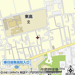 埼玉県春日部市樋籠417周辺の地図