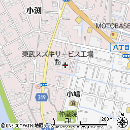 埼玉県春日部市小渕24周辺の地図