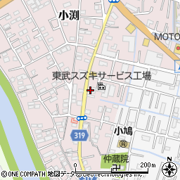 埼玉県春日部市小渕30周辺の地図
