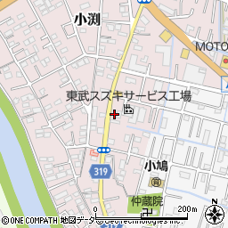 埼玉県春日部市小渕30周辺の地図