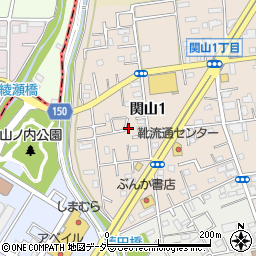関山ユニヴァリィ周辺の地図