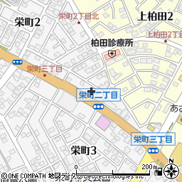 ゆで太郎 牛久栄町店周辺の地図