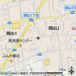 西川チェーン店クローバーとみた周辺の地図