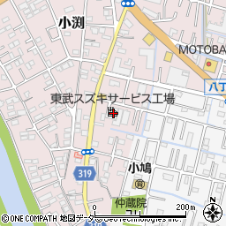 埼玉県春日部市小渕27周辺の地図