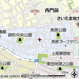 埼玉県上尾市錦町26-9周辺の地図