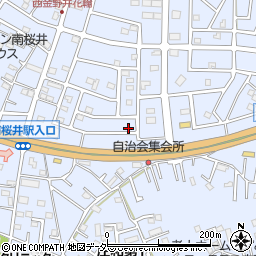 埼玉県春日部市西金野井510周辺の地図