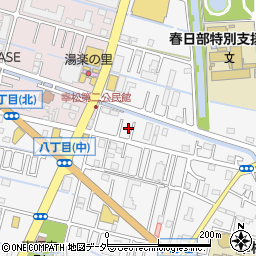 埼玉県春日部市八丁目1011周辺の地図