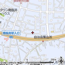 埼玉県春日部市西金野井511周辺の地図