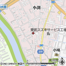 埼玉県春日部市小渕1512周辺の地図