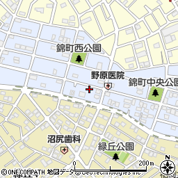 埼玉県上尾市錦町9-14周辺の地図