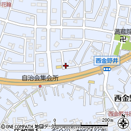 埼玉県春日部市西金野井552周辺の地図