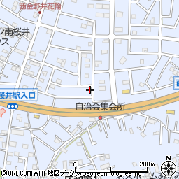 埼玉県春日部市西金野井506周辺の地図