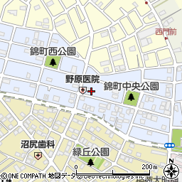 埼玉県上尾市錦町7-1周辺の地図