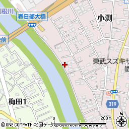 埼玉県春日部市小渕730周辺の地図
