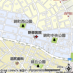 埼玉県上尾市錦町7-17周辺の地図