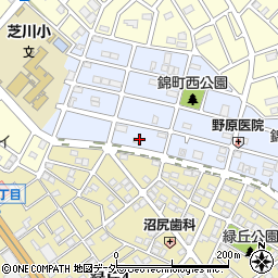 埼玉県上尾市錦町16周辺の地図