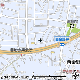 埼玉県春日部市西金野井551周辺の地図