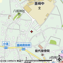 茨城県つくば市小茎392-3周辺の地図