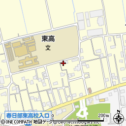埼玉県春日部市樋籠412周辺の地図