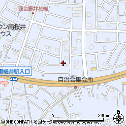 埼玉県春日部市西金野井507周辺の地図