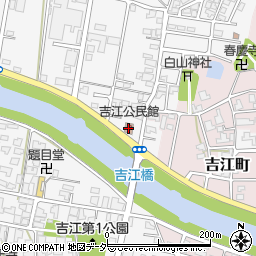 吉江公民館周辺の地図