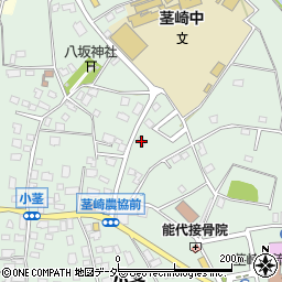 茨城県つくば市小茎392周辺の地図