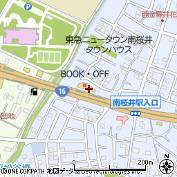 埼玉県春日部市西金野井376周辺の地図