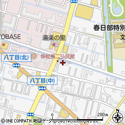 埼玉県春日部市八丁目1008周辺の地図