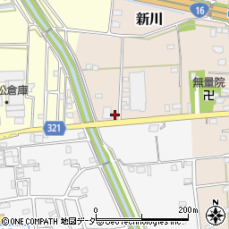 埼玉県春日部市新川153周辺の地図