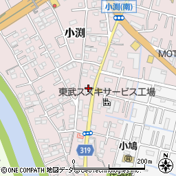 株式会社村田石油店　オートケード春日部周辺の地図