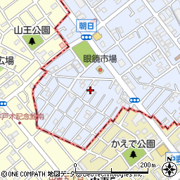 プログ朝日周辺の地図