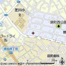 埼玉県上尾市錦町17周辺の地図