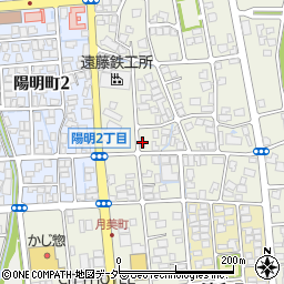 福井県大野市中挾2丁目1115周辺の地図