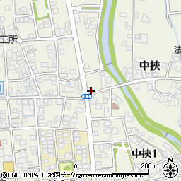 福井県大野市中挾2丁目1610周辺の地図
