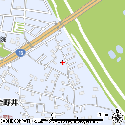 埼玉県春日部市西金野井1115周辺の地図