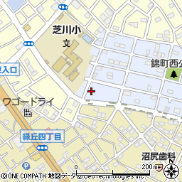 埼玉県上尾市錦町17-1周辺の地図