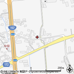 福井県大野市中保13周辺の地図