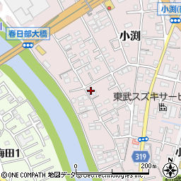 埼玉県春日部市小渕1503周辺の地図