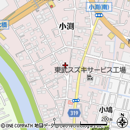 埼玉県春日部市小渕1447周辺の地図