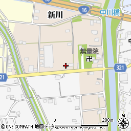 埼玉県春日部市新川135周辺の地図
