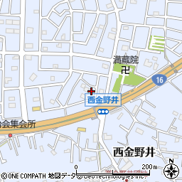 埼玉県春日部市西金野井600周辺の地図