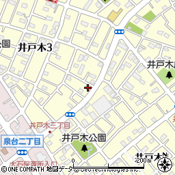 上尾井戸木郵便局 ＡＴＭ周辺の地図