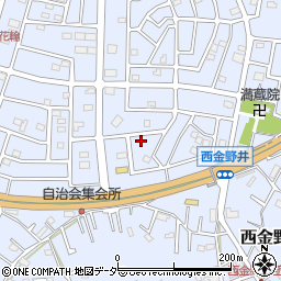 埼玉県春日部市西金野井553周辺の地図
