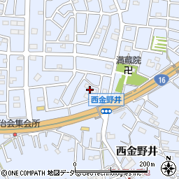 埼玉県春日部市西金野井546周辺の地図