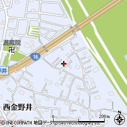 埼玉県春日部市西金野井1119周辺の地図