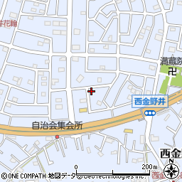 埼玉県春日部市西金野井558周辺の地図
