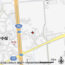 福井県大野市中保23周辺の地図
